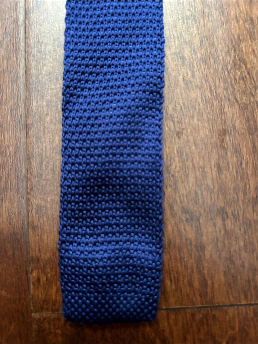 Banana Republic 100% Silk Classic Navy Knit Tie